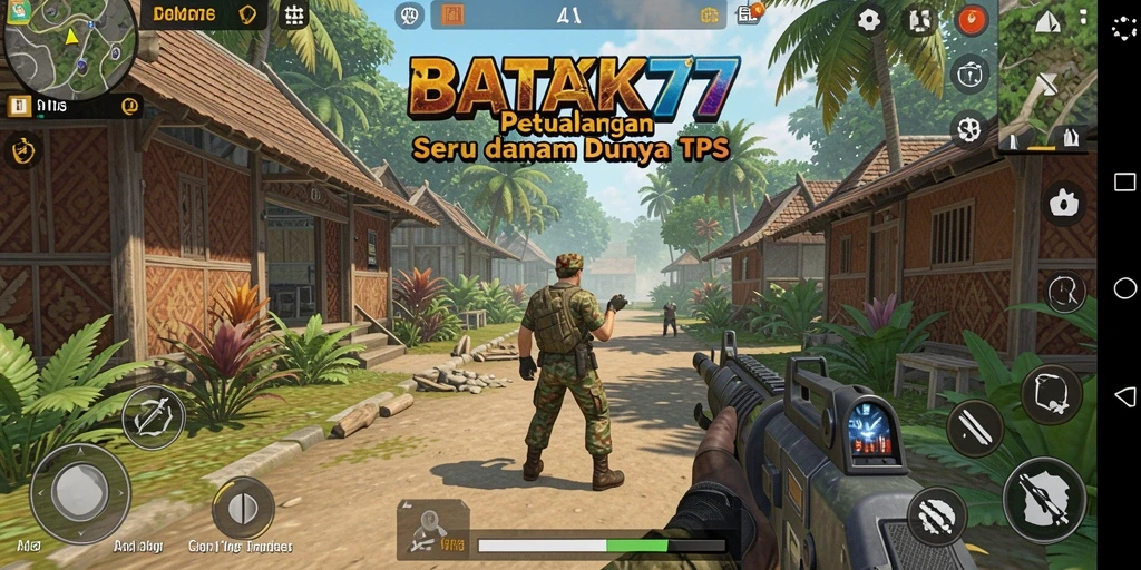 Tampilan gameplay seru BATIK77 dengan aksi menegangkan.