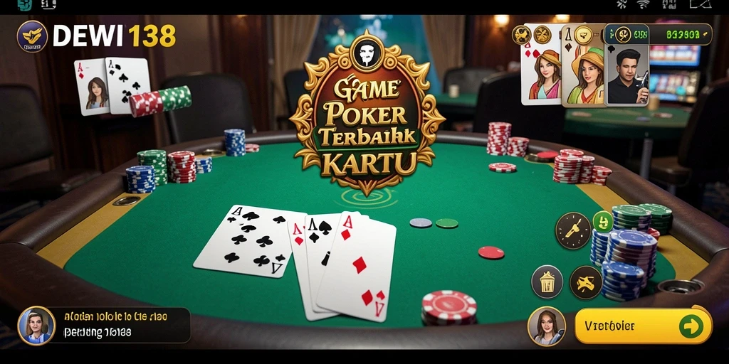 Screenshot DEWI138 menampilkan aksi seru permainan Poker.