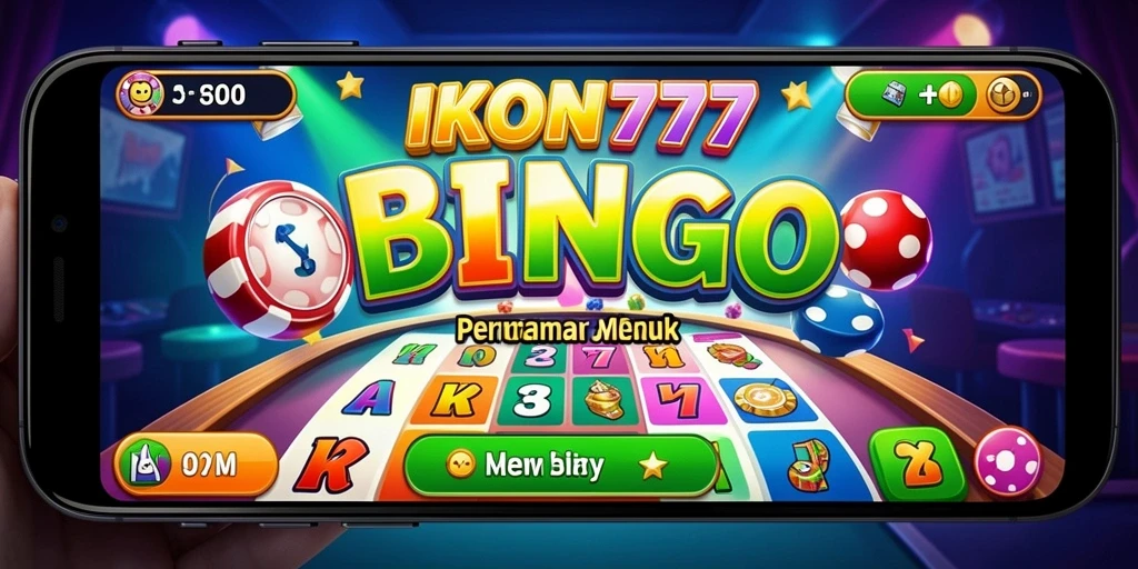 Screenshot gameplay ikonik dari IKON777 menunjukkan aksi Bingo yang mendebarkan.