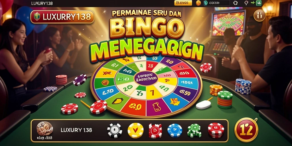 Tampilan seru gameplay Bingo di LUXURY138.